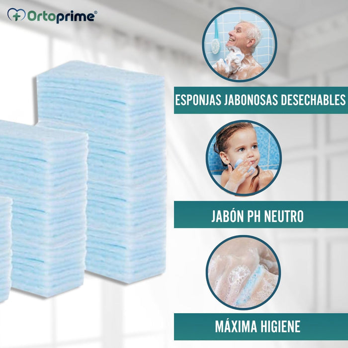 Esponjas Jabonosas Desechables Bebes y Adultos