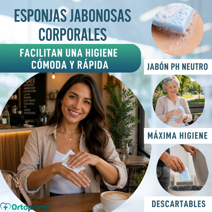 Esponjas Jabonosas Desechables Bebes y Adultos