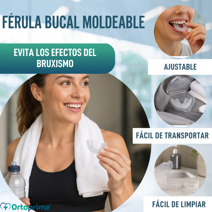 Bruxismo Férula Bucal Moldeable Reutilizable | Con Estuche