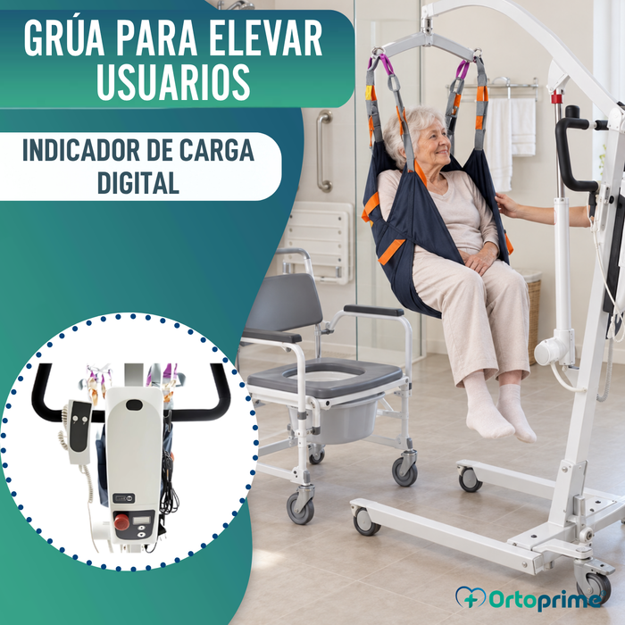 Grúa Ortopédica | Arnés con Soporte de Cabeza Incluido