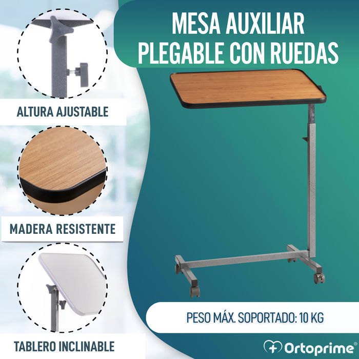 Mesa Auxiliar con Ruedas