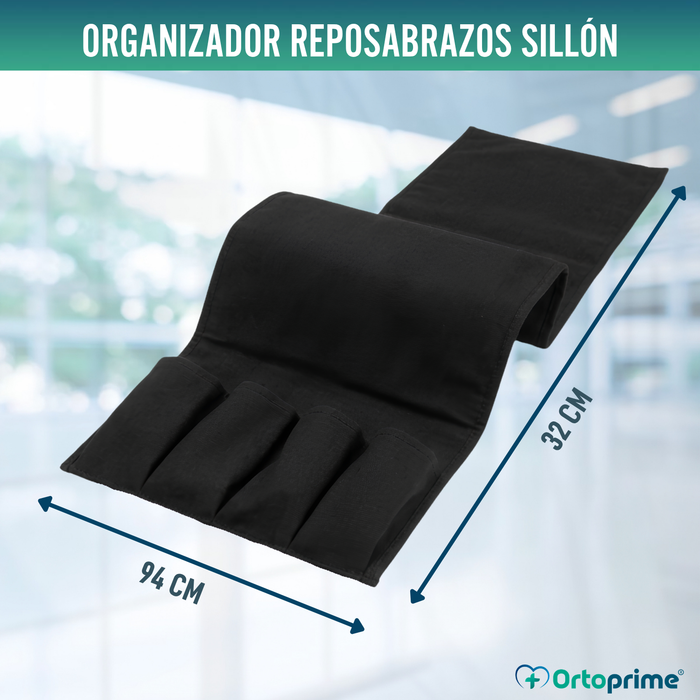 Organizador de Reposabrazos Sillón 5 Bolsillos | Antideslizante