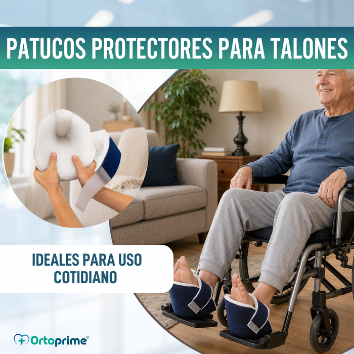 Patucos Antiescaras Suaves Par Izquierdo y Derecho