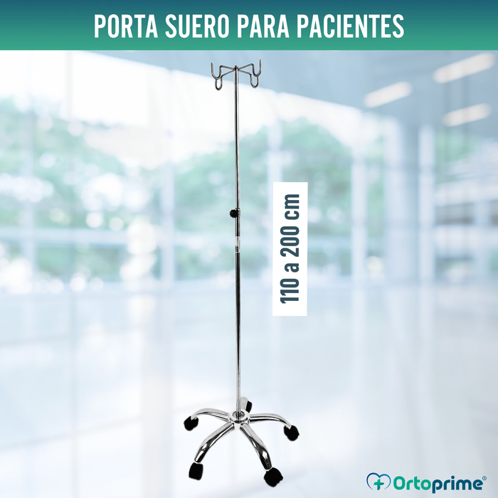 Porta Suero Hospitalario Portátil Profesional y Domiciliario