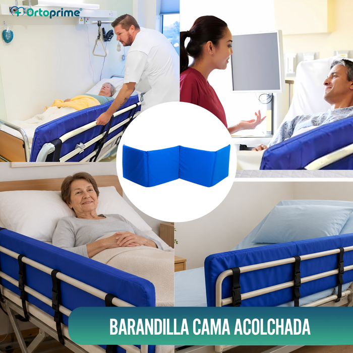 Protector Acolchado de Barandilla Cama Anti-caídas
