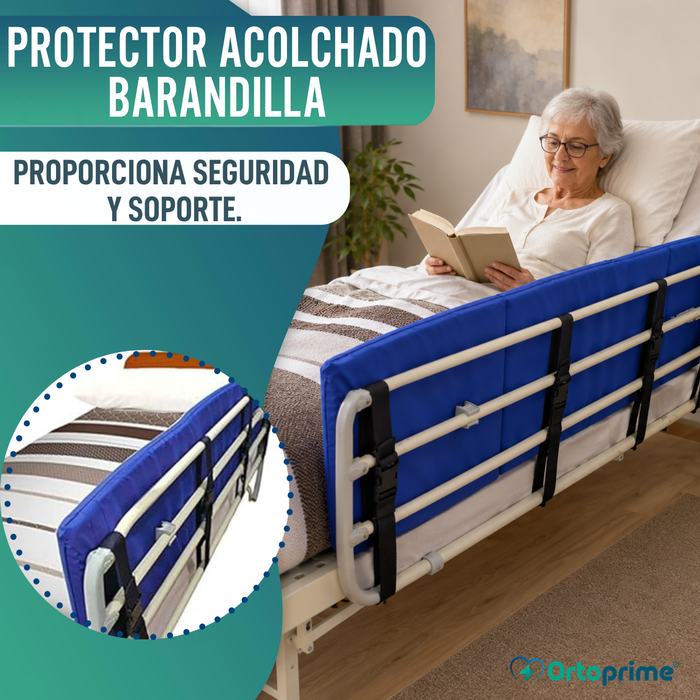 Protector Acolchado de Barandilla Cama Anti-caídas