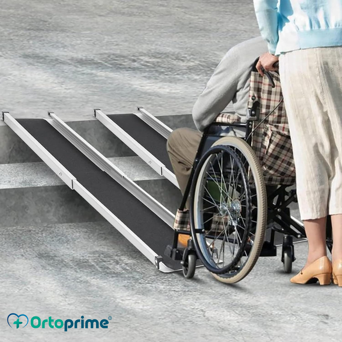 Rampas Telescópicas para Silla de Ruedas Resistentes 270kg