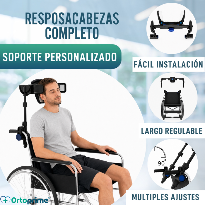 Reposacabezas para Silla de Ruedas Ajustable | Dos Modelos