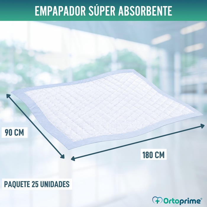 Empapador Desechable Súper Absorbente con Velo | 90x180 cm