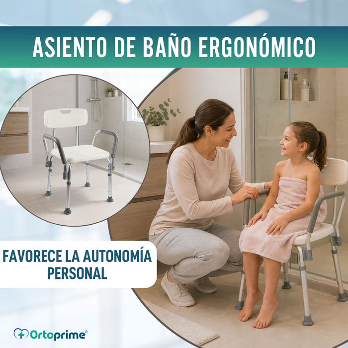 Silla de Ducha con Reposabrazos Confort