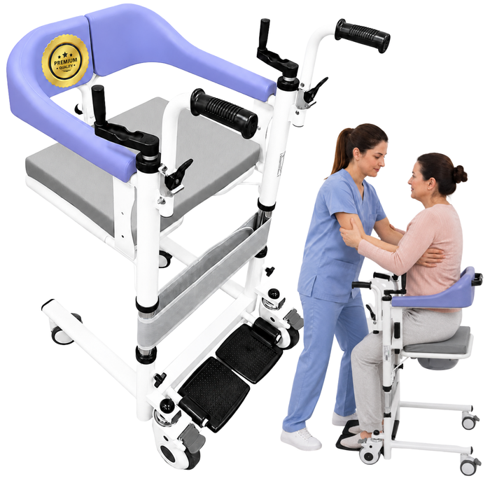 Silla de Transferencia 3 en 1 | Silla WC Regulable en Altura