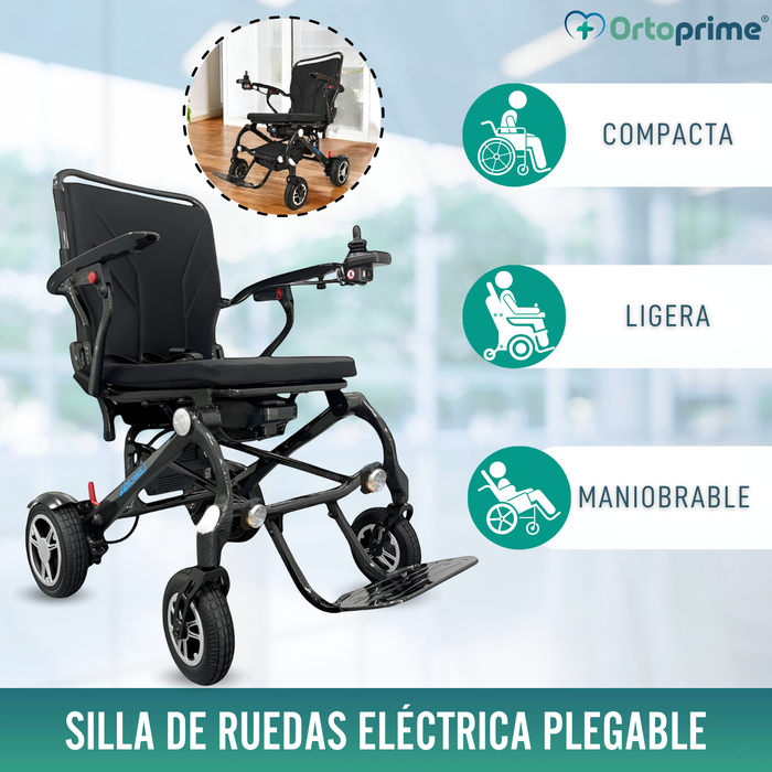 Silla de Ruedas Eléctrica de Alto Rendimiento Transportable