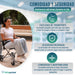 Silla ruedas plegable para ancianos ligera