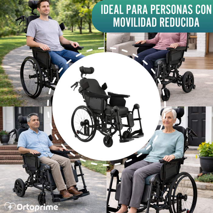 Silla de Ruedas de Posicionamiento Basculante | Anti Úlceras