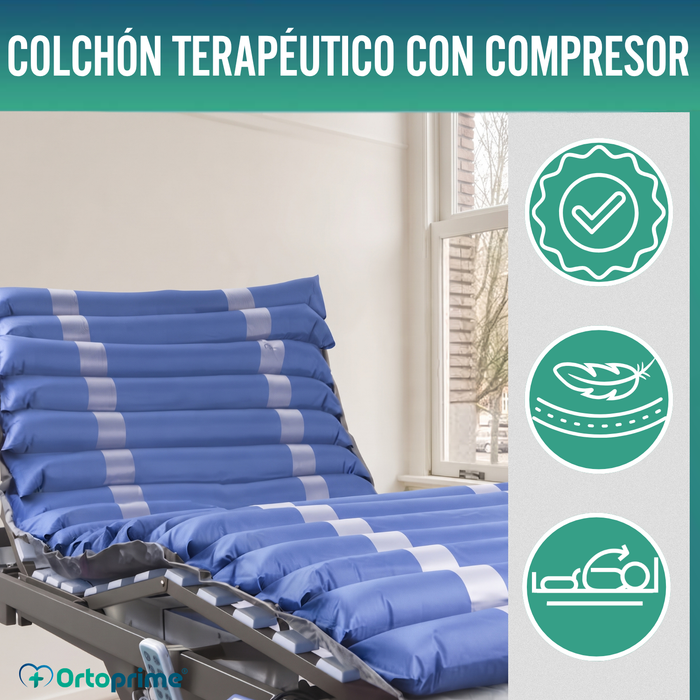 Colchón Antiescaras Celdas Intercambiables Compresor PROTECTIVE