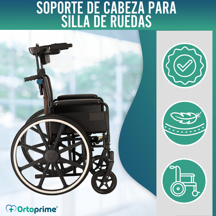 Reposacabezas para Silla de Ruedas Ajustable | Dos Modelos