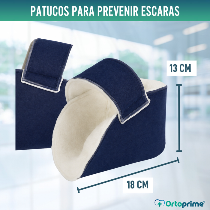 Patucos Antiescaras Suaves Par Izquierdo y Derecho