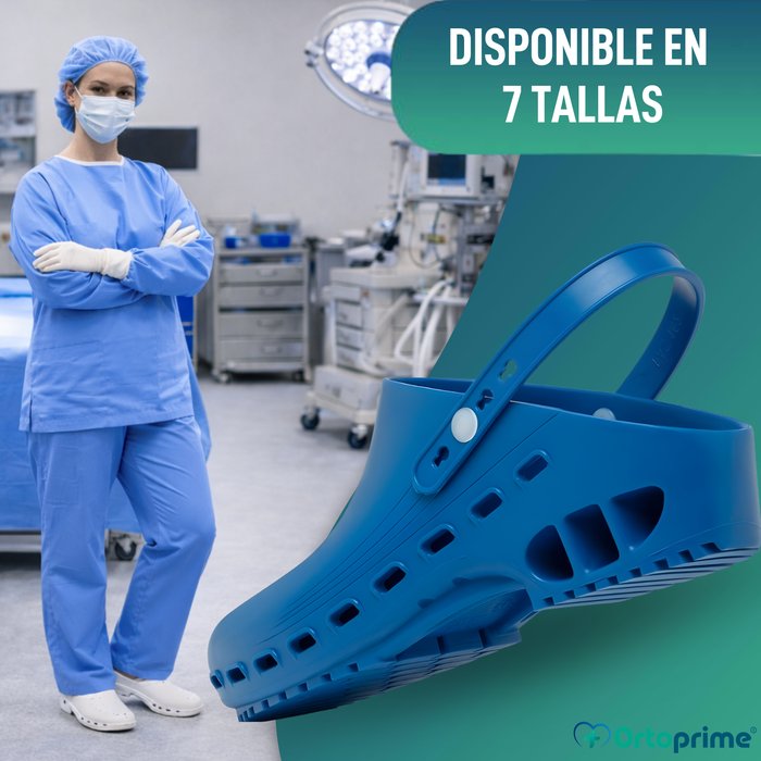 Zuecos Sanitarios Antideslizantes | Protección Impermeable