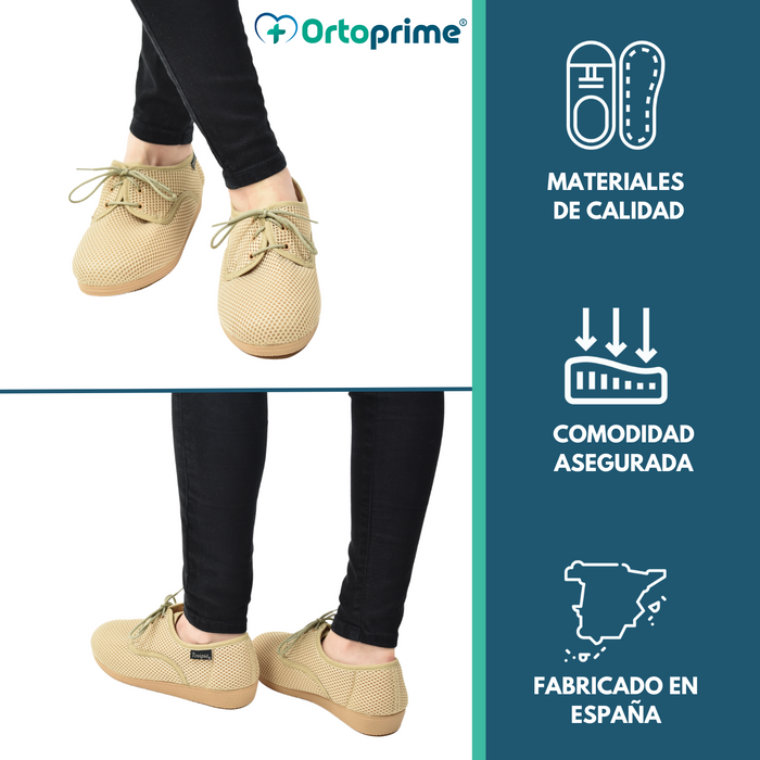 Calzado Confort con Cordones de Señora