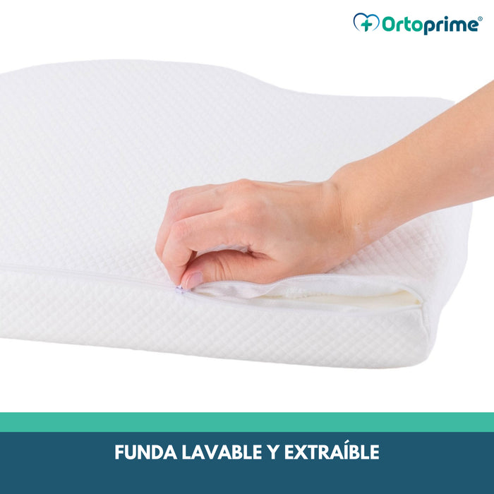 Almohada Cervical Ergonómica Viscoelástica  | Descanso Reparador