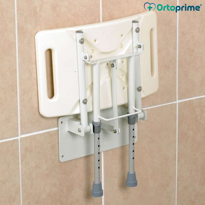 Asiento de Ducha Abatible con Patas Pared