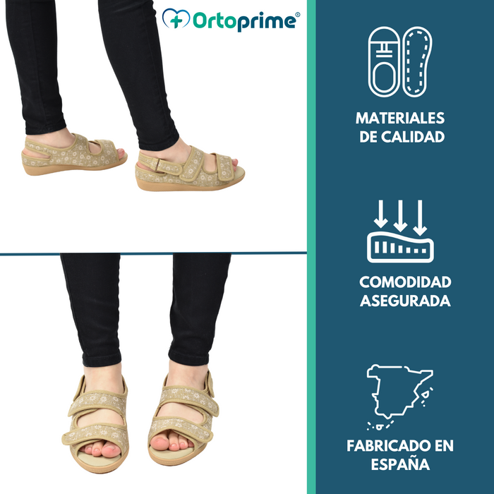 Sandalias Estampadas Calzado de Verano para Mujer