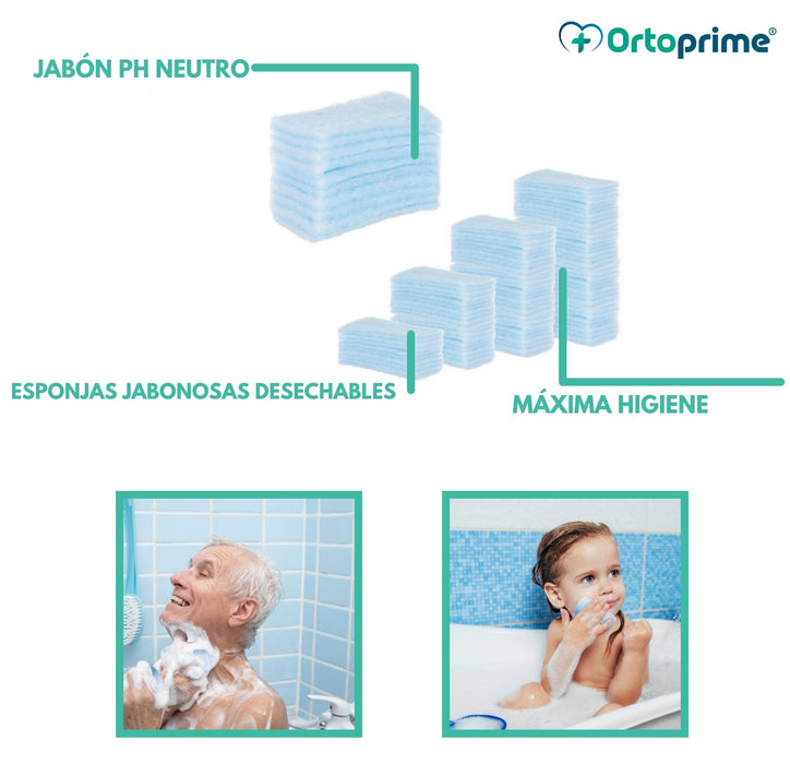 Esponjas Jabonosas Desechables Caja 1800 Unidades