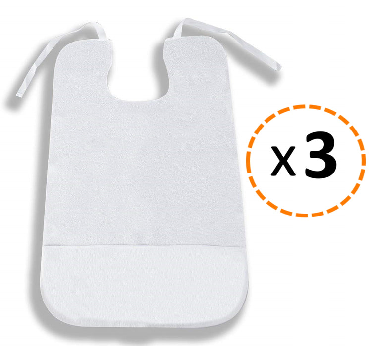 Babero Adulto Impermeable Rizo