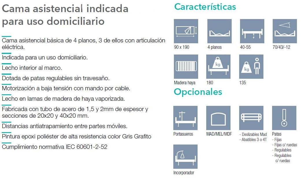 Cama Articulada Eléctrica | Economic