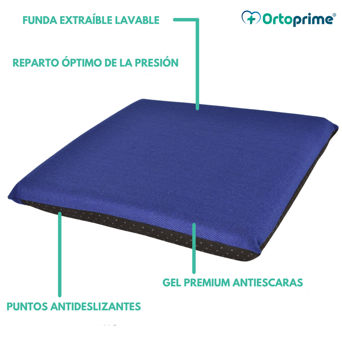Cojín Antiescaras Cuadrado Gel Líquido