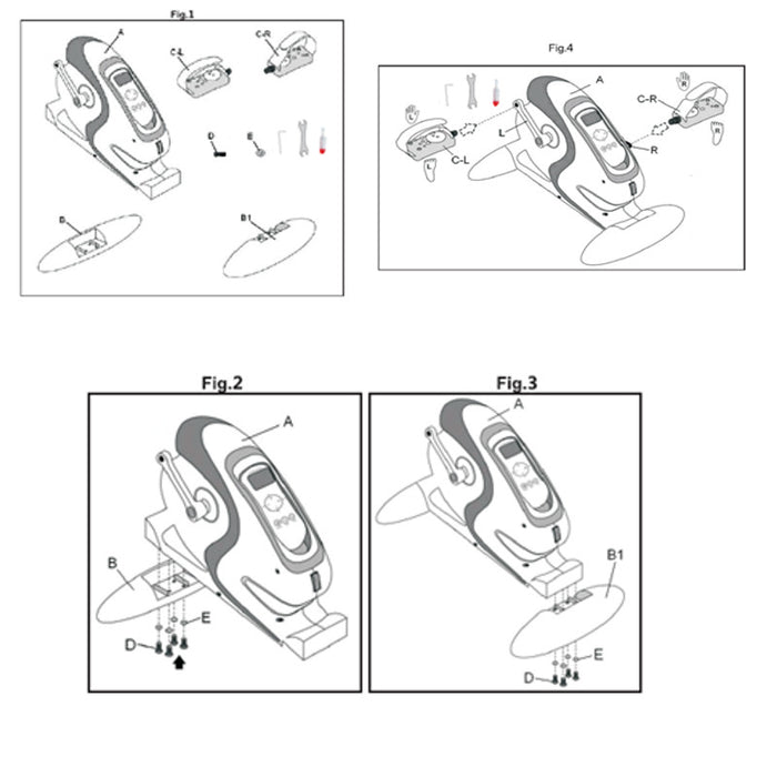 Pedalier Eléctrico y Manual de Rehabilitación para Extremidades