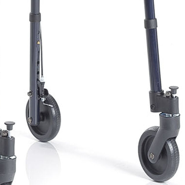 Andador Rollator de Aluminio de 4 Ruedas con Frenos