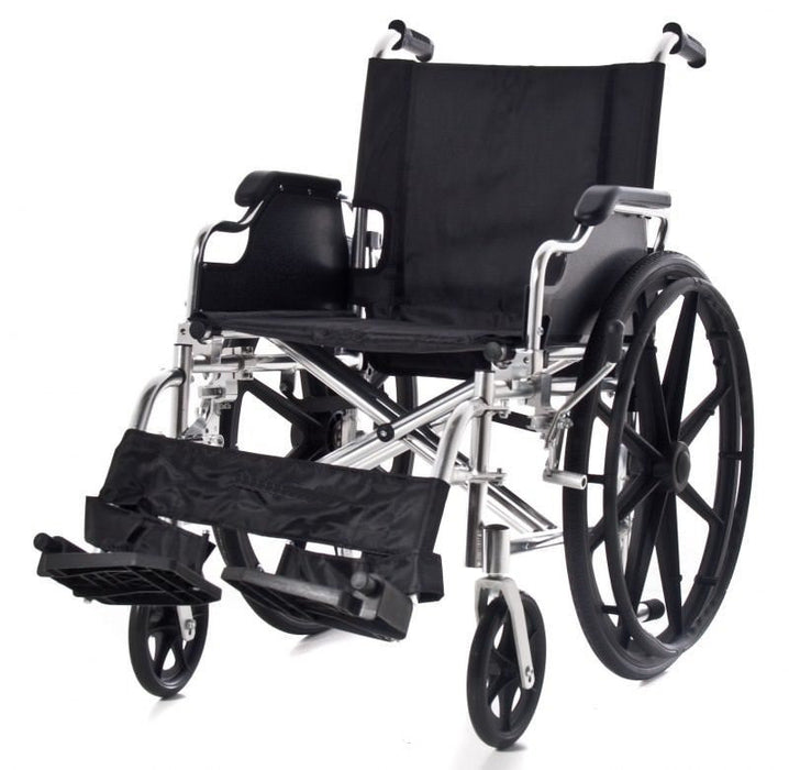 Silla de Ruedas Aluminio Cromado | Safe-Chair 46